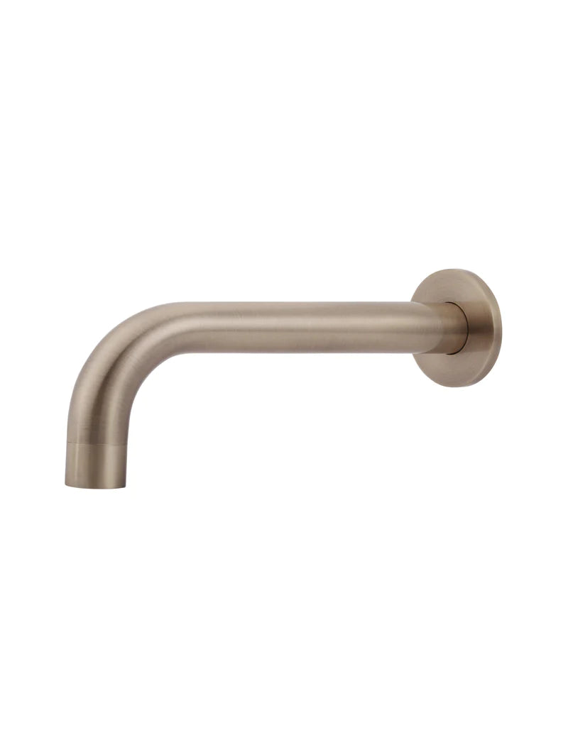 Meir Round Curved Spout 200mm Champagne