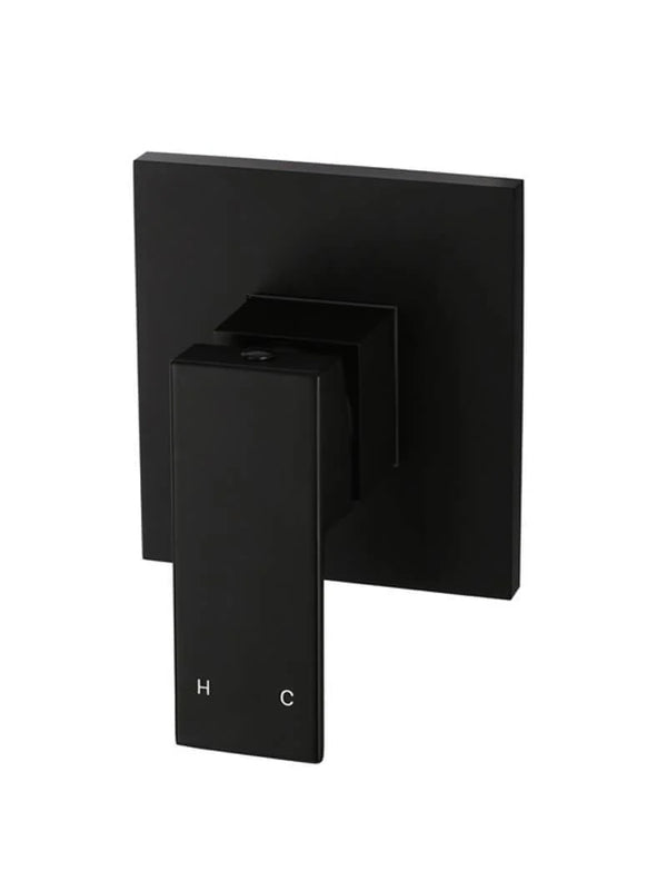 Meir Square Wall Mixer Matte Black