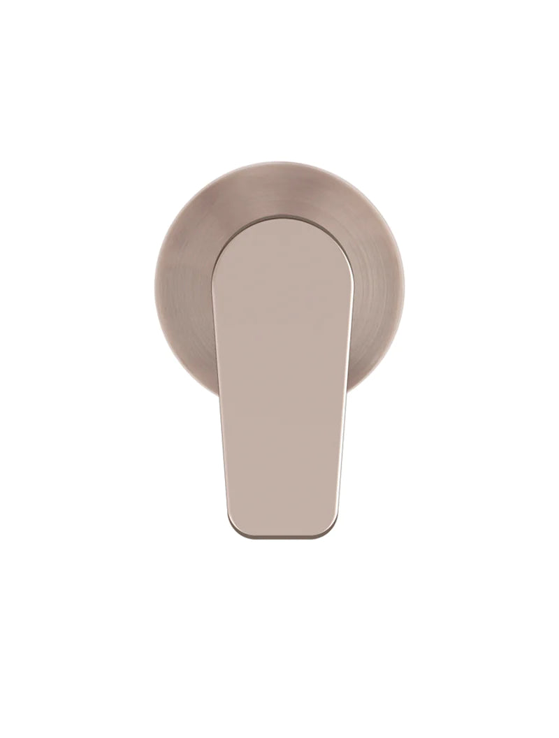 Meir Round Paddle Wall Mixer Champagne