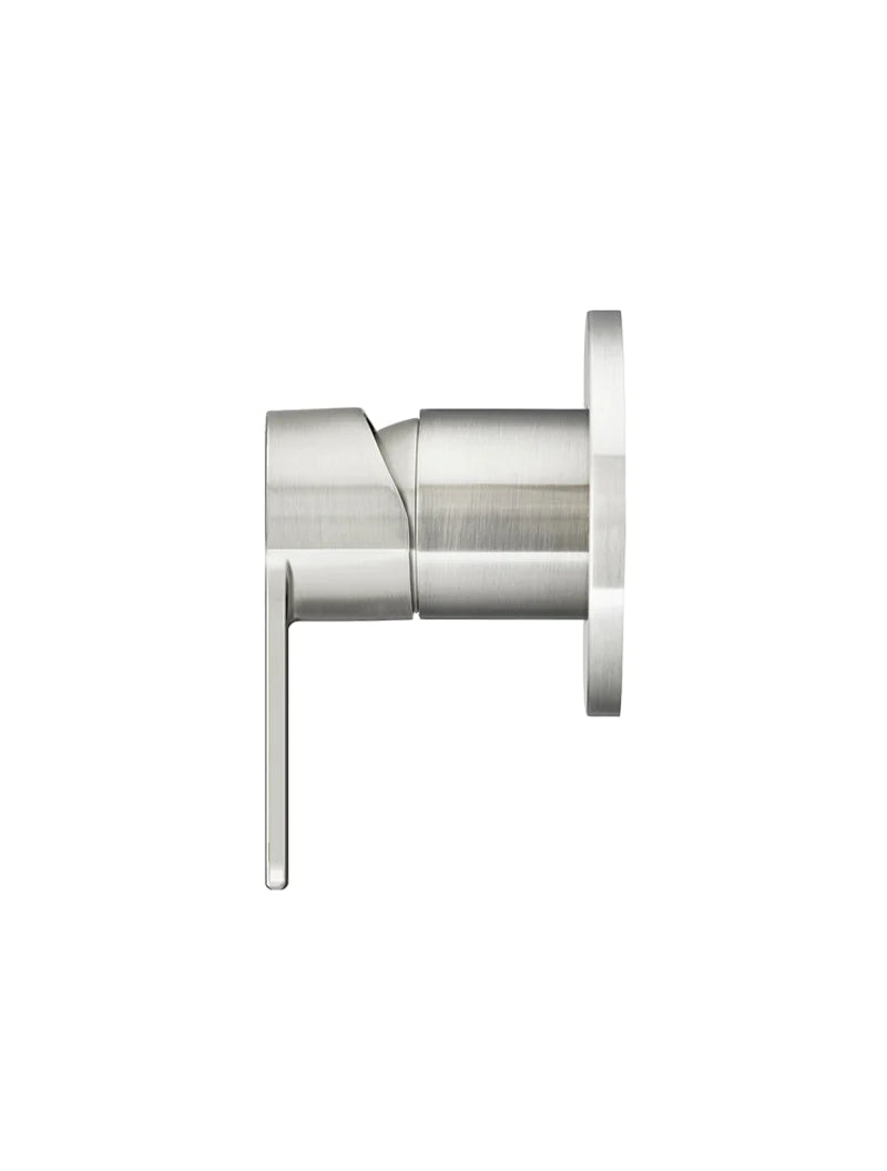 Meir Round Paddle Wall Mixer Brushed Nickel