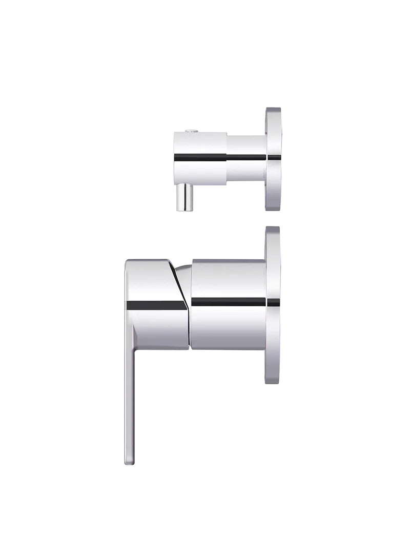 Meir Round Paddle Diverter Mixer Polished Chrome
