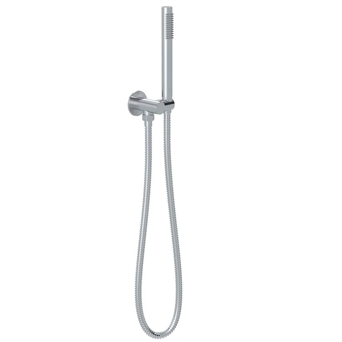 Meir Outdoor Round Hand Shower on Swivel Bracket SS316 - Polished Chrome — image 1