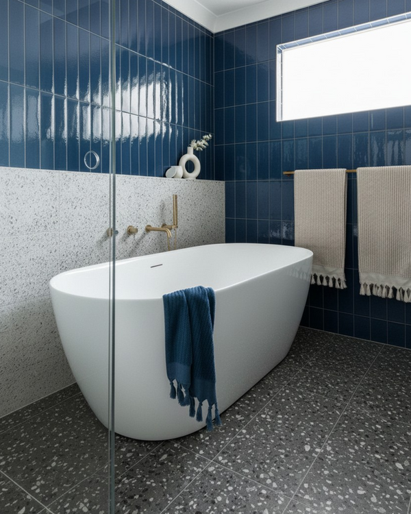 Ovia Madison Egg Freestanding Bath - 1700mm Gloss White