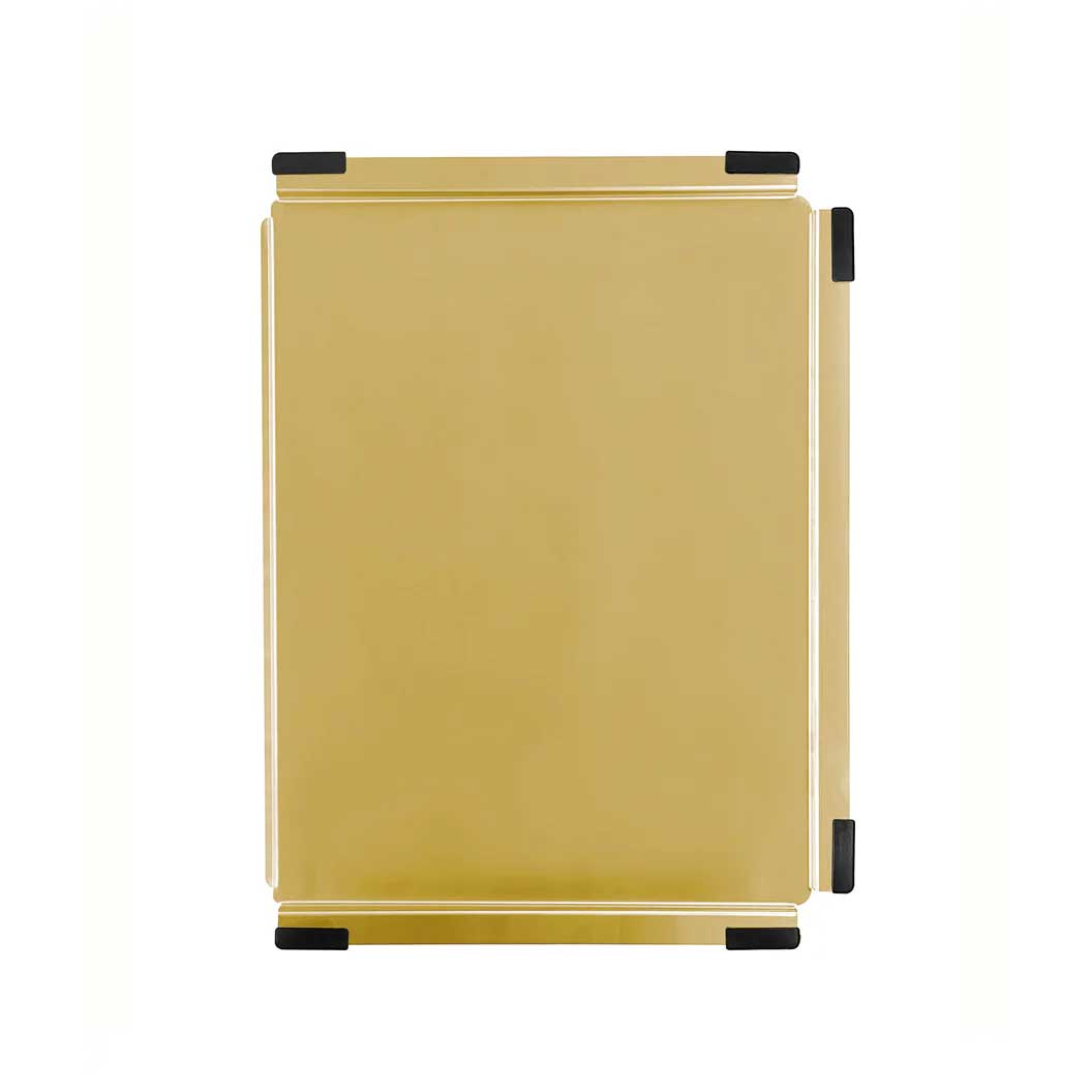 Meir Dish Draining Tray Brushed Bronze Gold