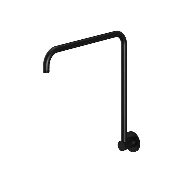 Meir High Rise Shower Arm Matte Black