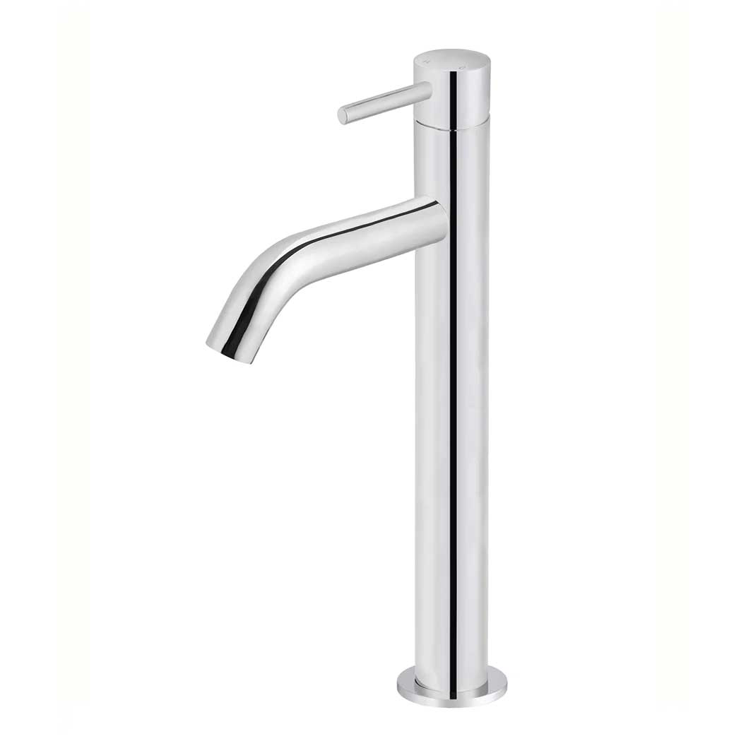 Meir Piccola Tall Basin Mixer with 130mm Polished Chrome