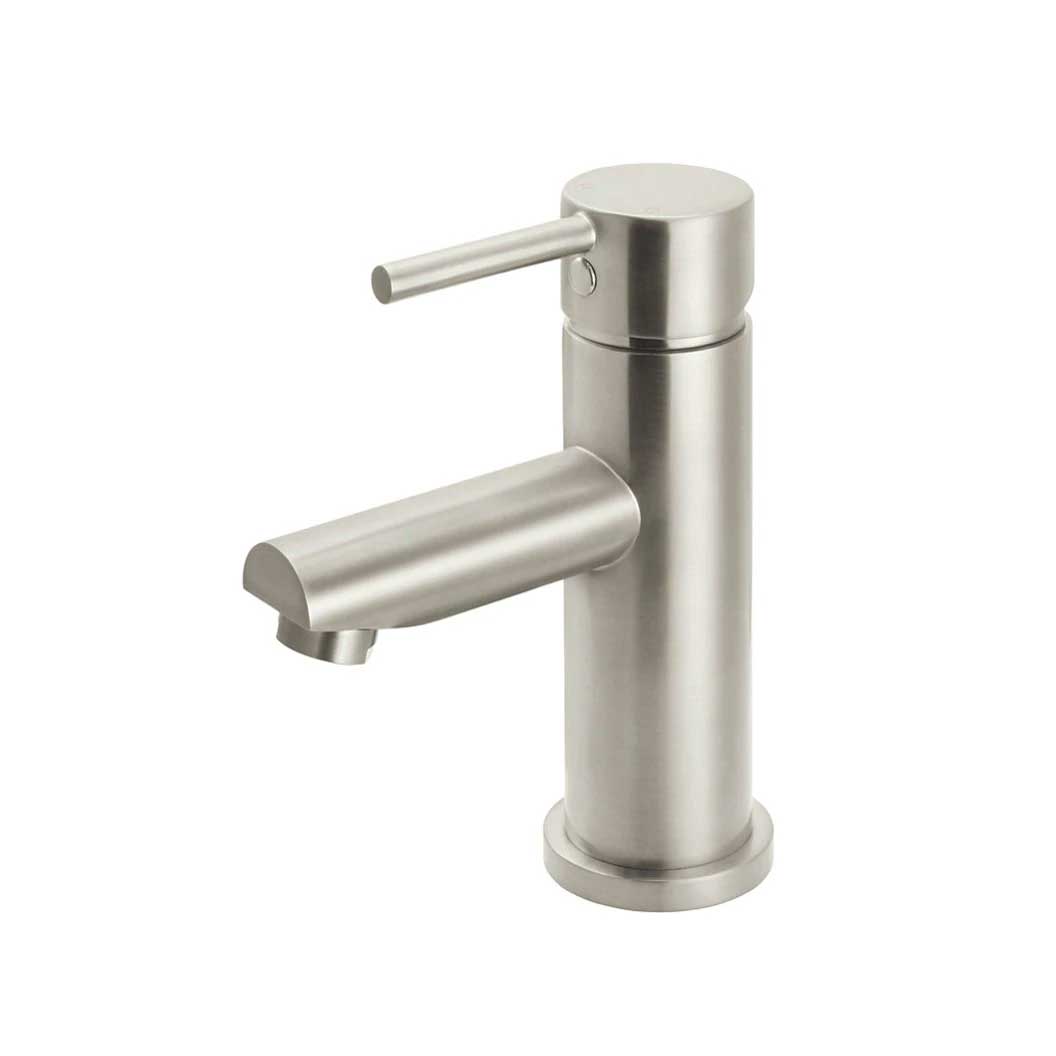 Meir Round Basin Mixer Tap Brushed Nickel
