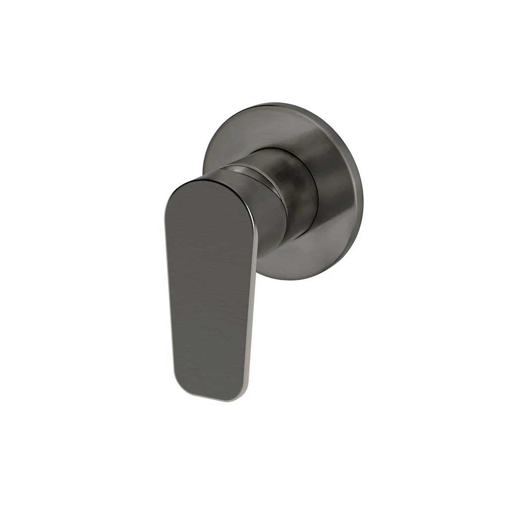 Meir Round Paddle Wall Mixer Set Shadow
