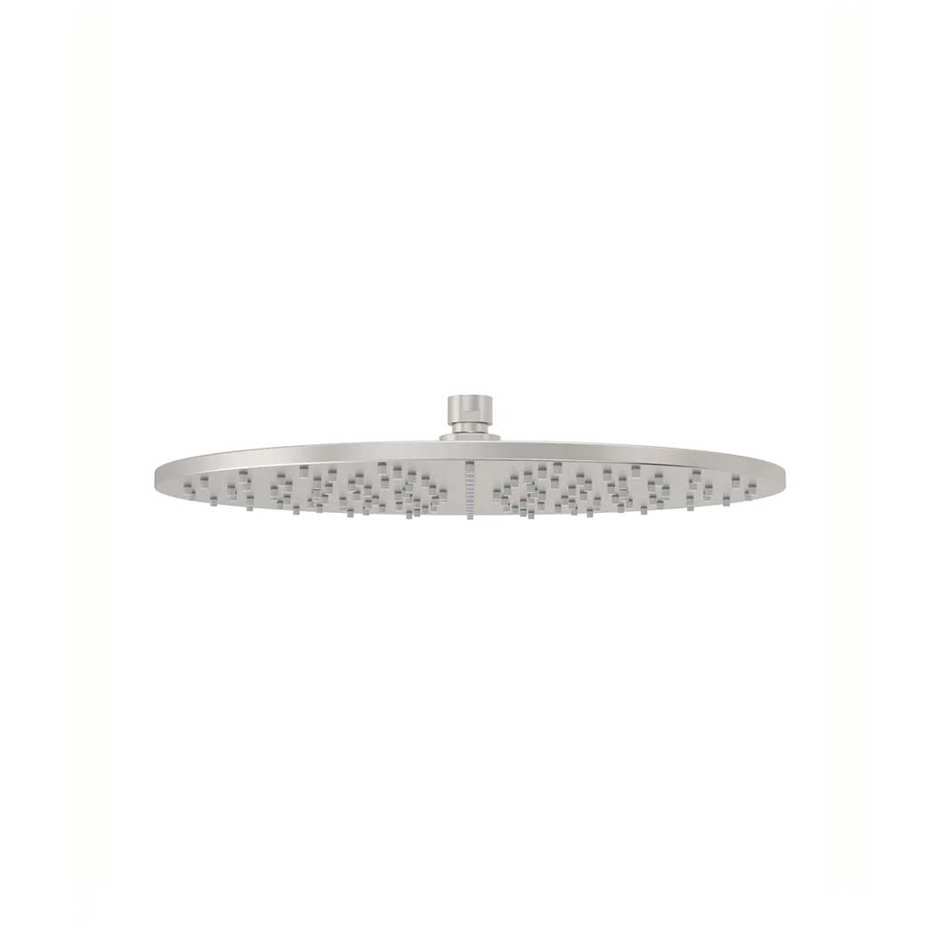 Meir Round Shower Rose 300mm PVD Brushed Nickel