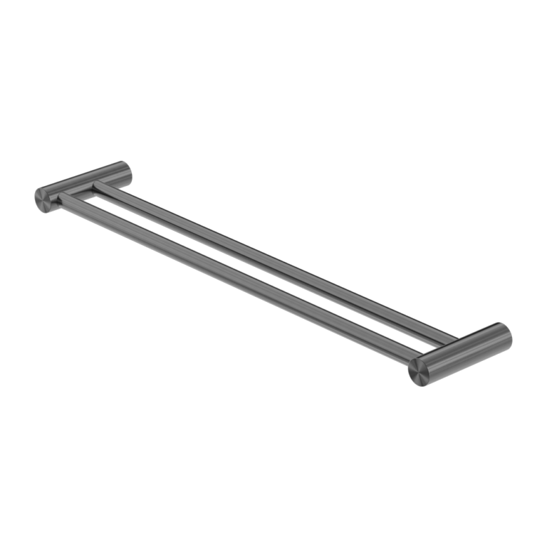 Nero Zen SS316L 800mm Double Towel Rail Graphite