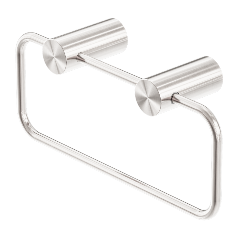 Nero Zen SS316L Hand Towel Ring Brushed Nickel