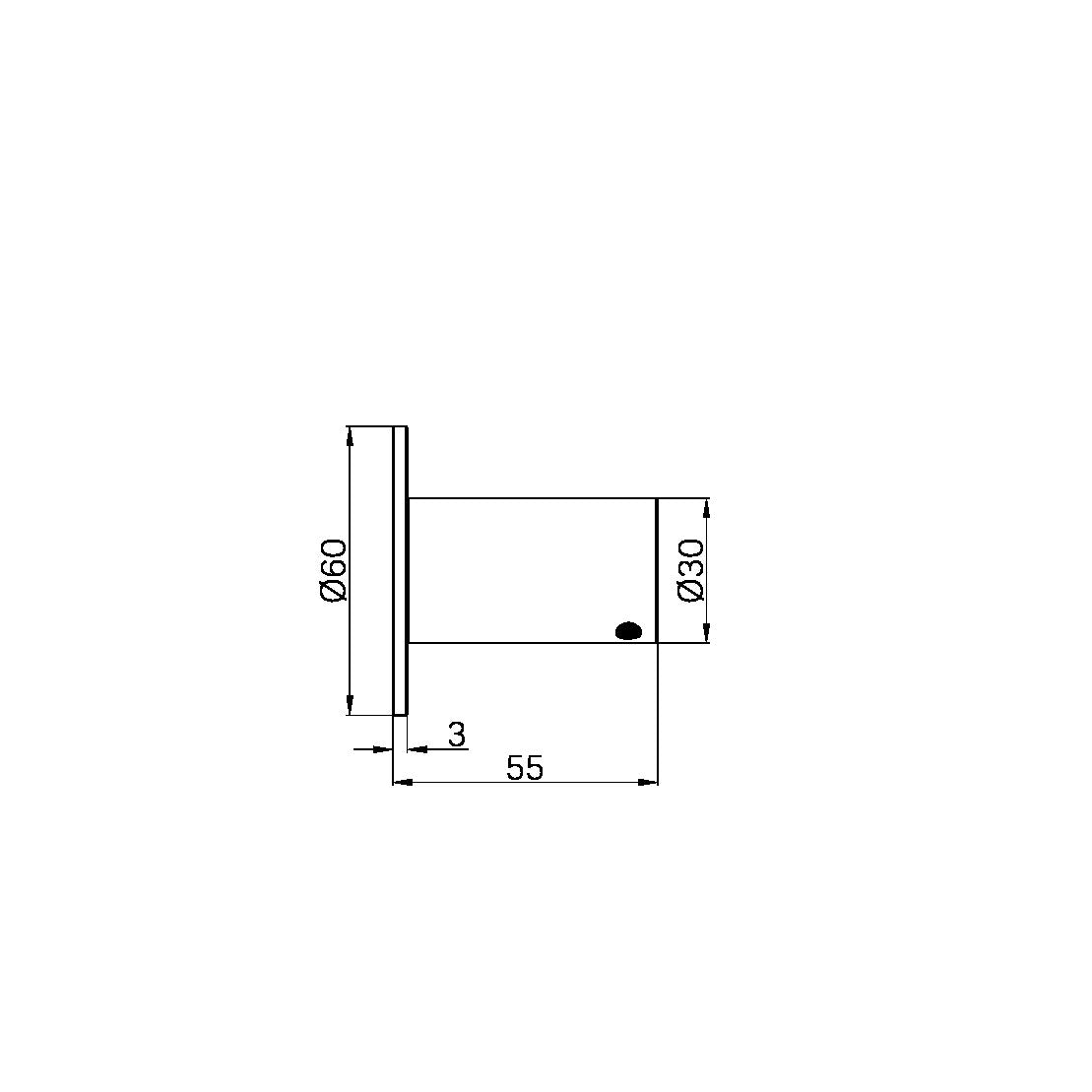 Nero Mecca Robe Hook II Matte White