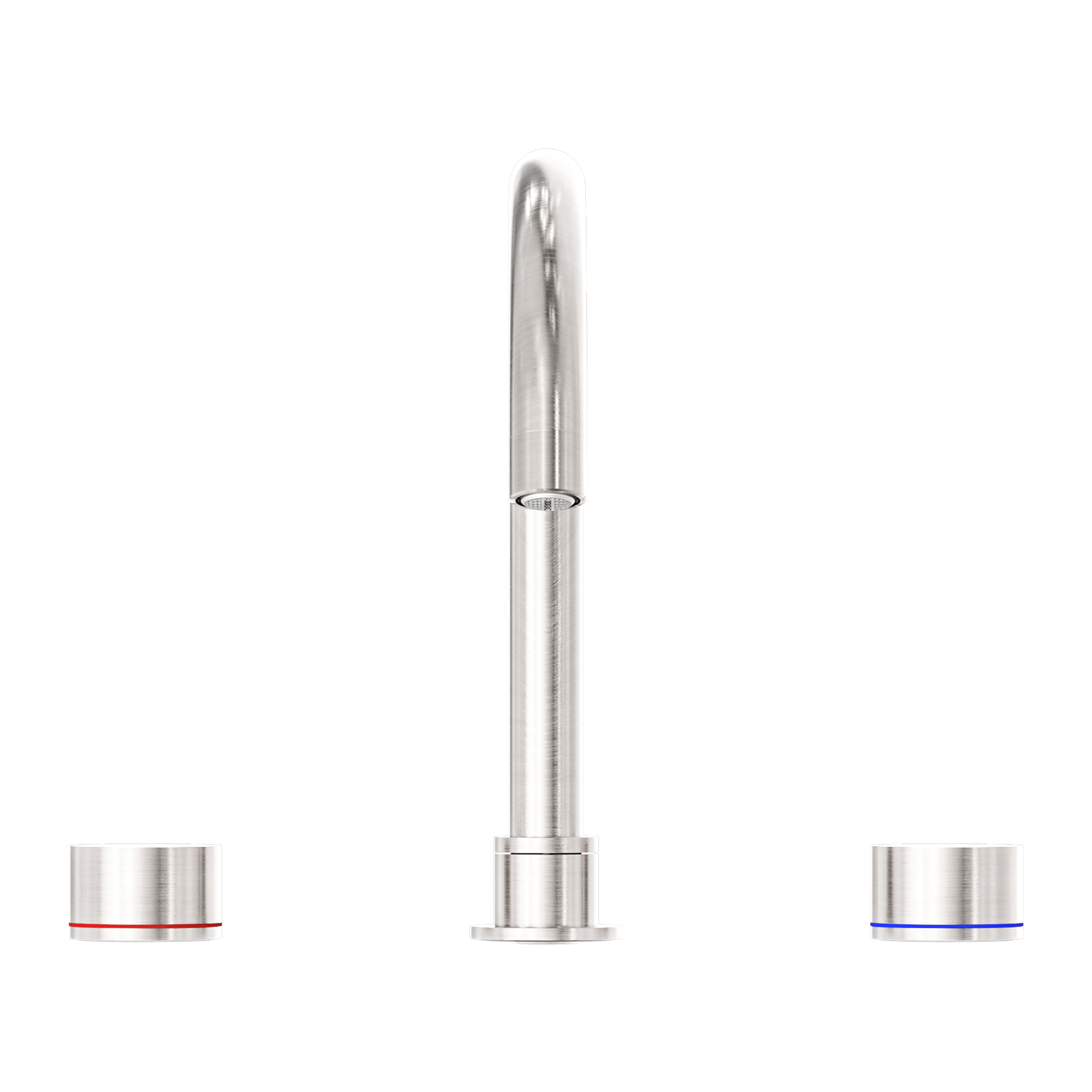 Nero Kara Hob Bath Set Brushed Nickel