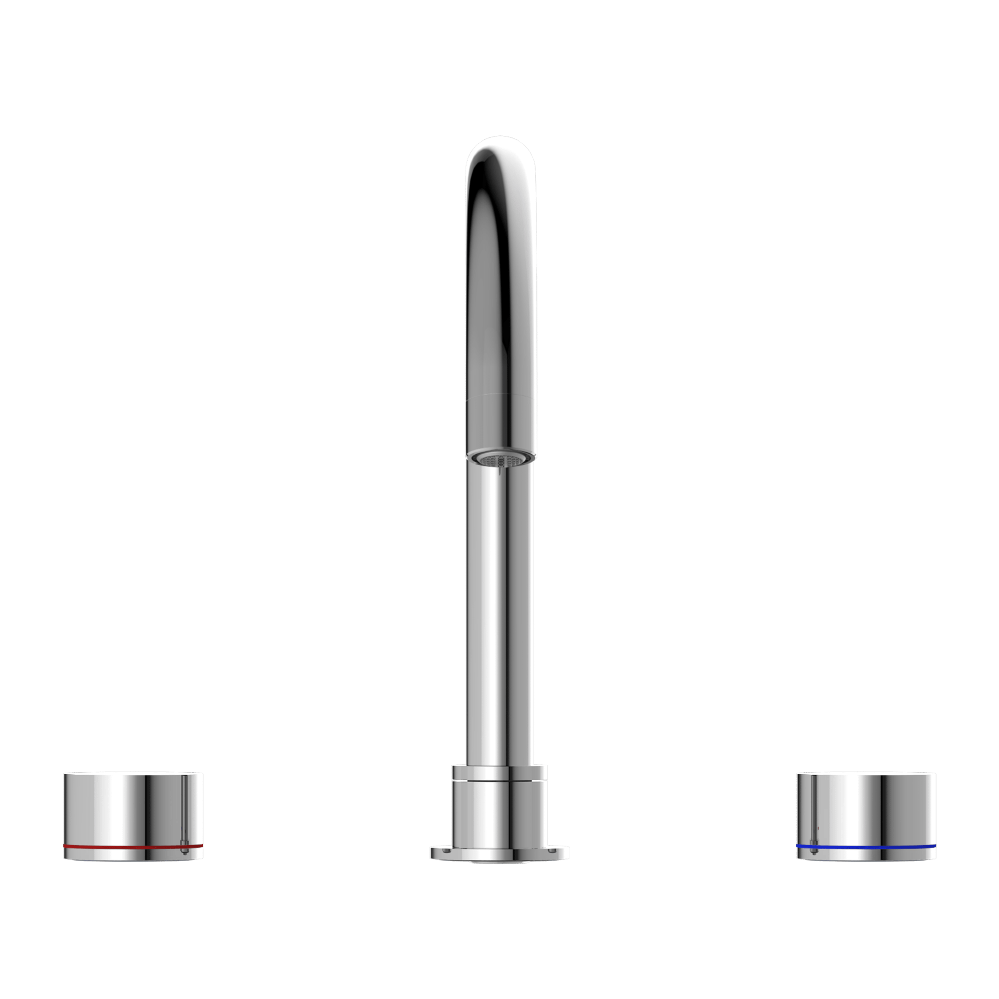 Nero Kara Hob Bath Set Chrome