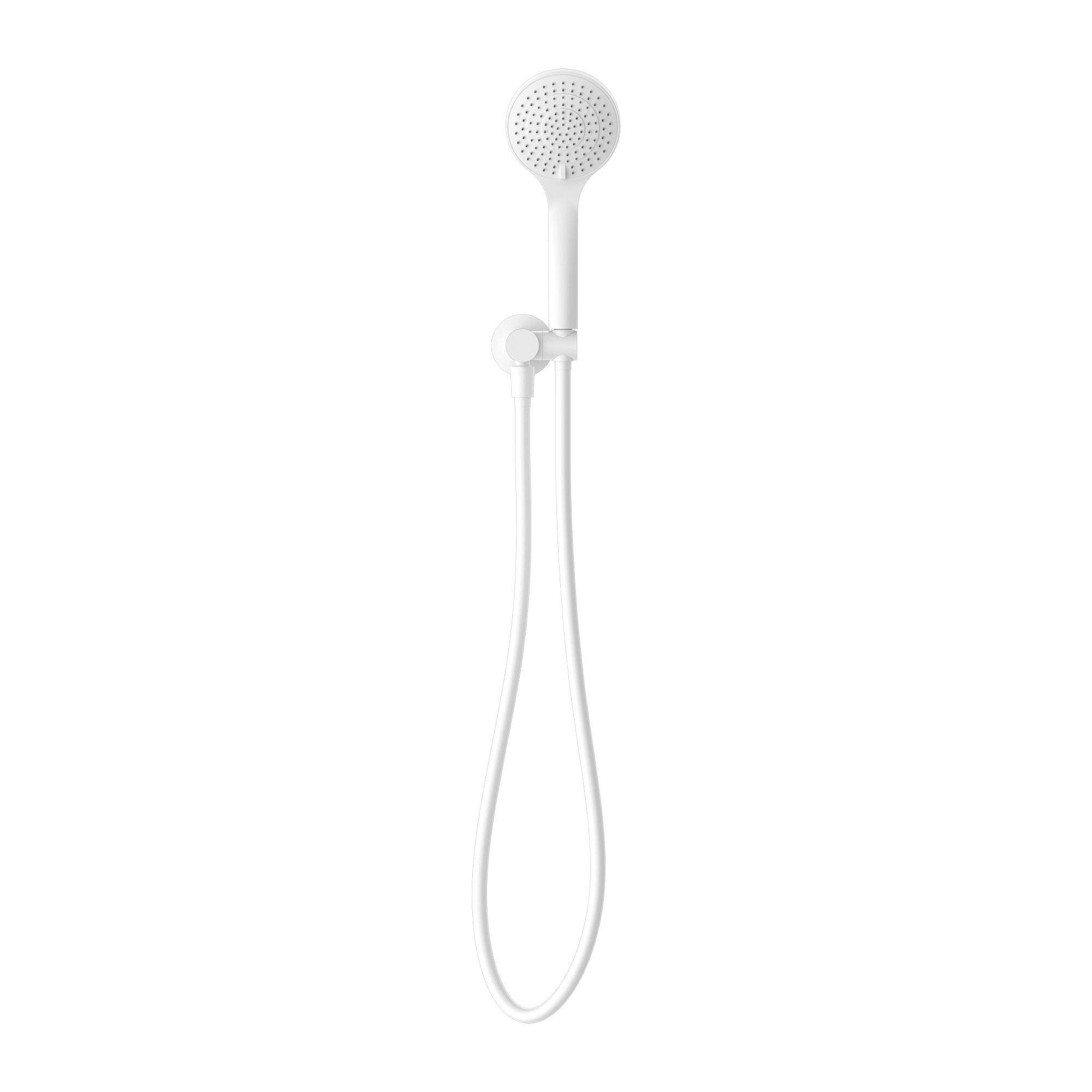 Nero Mecca Hand Shower on Bracket with Air Shower Matte White