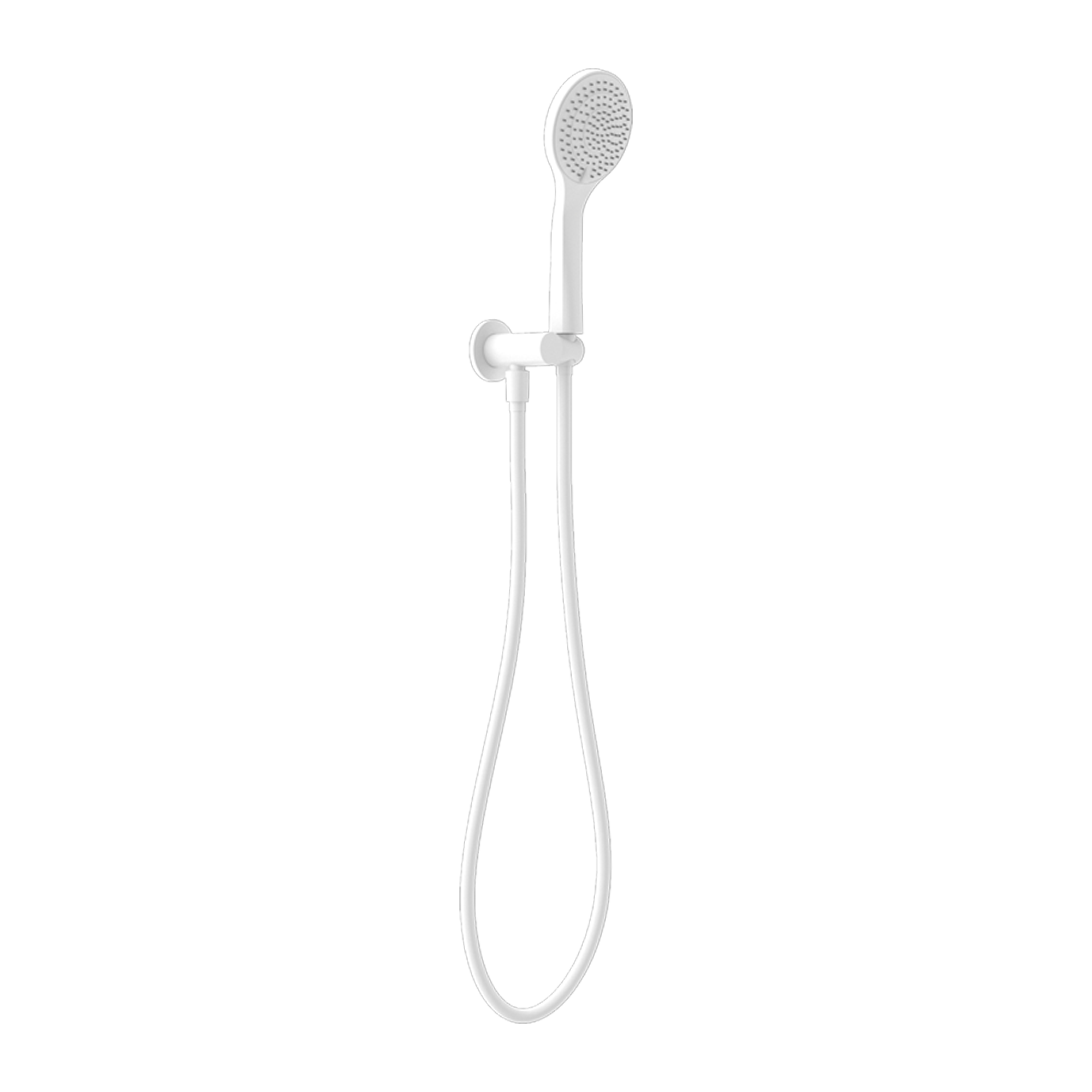 Nero Mecca Hand Shower on Bracket with Air Shower Matte White