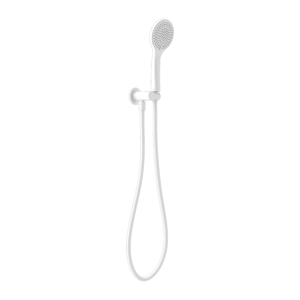 Nero Mecca Hand Shower on Bracket with Air Shower Matte White