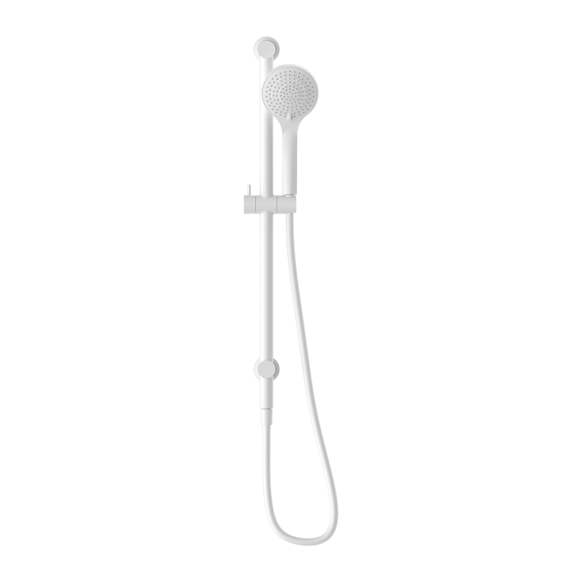 Nero Mecca Hand Shower on Rail with Air Shower Matte White