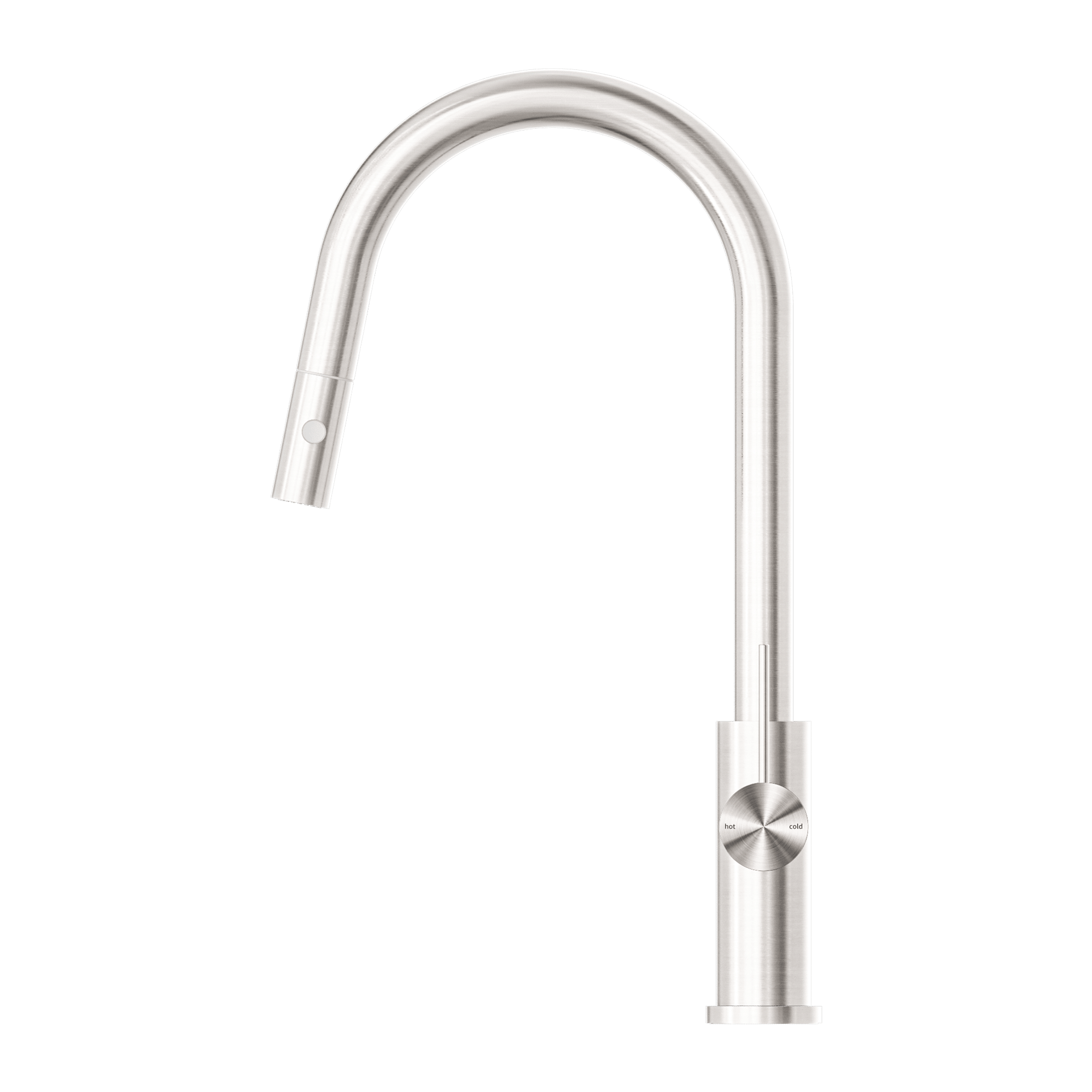Nero Mecca Pull Out Sink Mixer w/ Vegie Spray Brushed Nickel