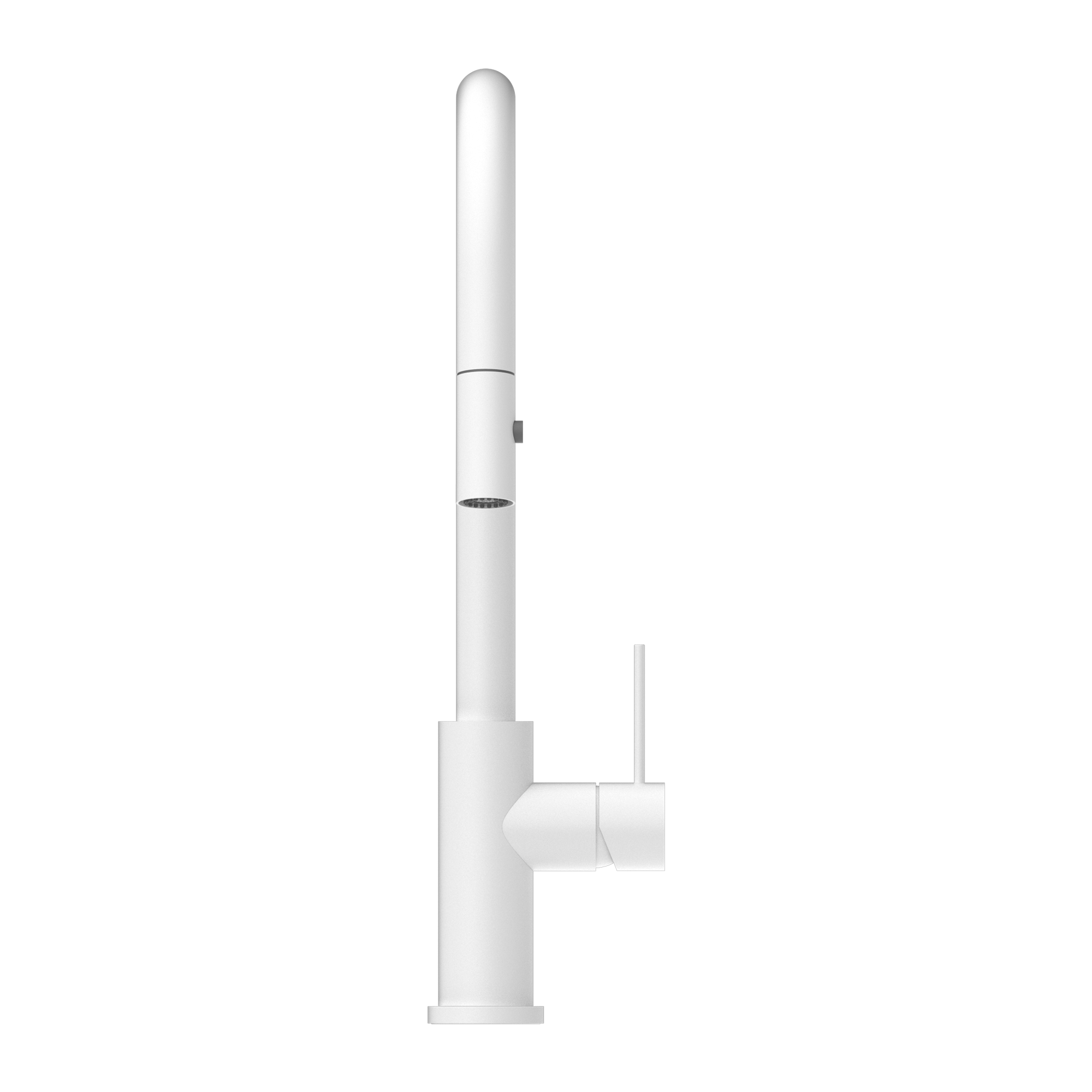Nero Mecca Pull Out Sink Mixer With Vegie Spray Matte White