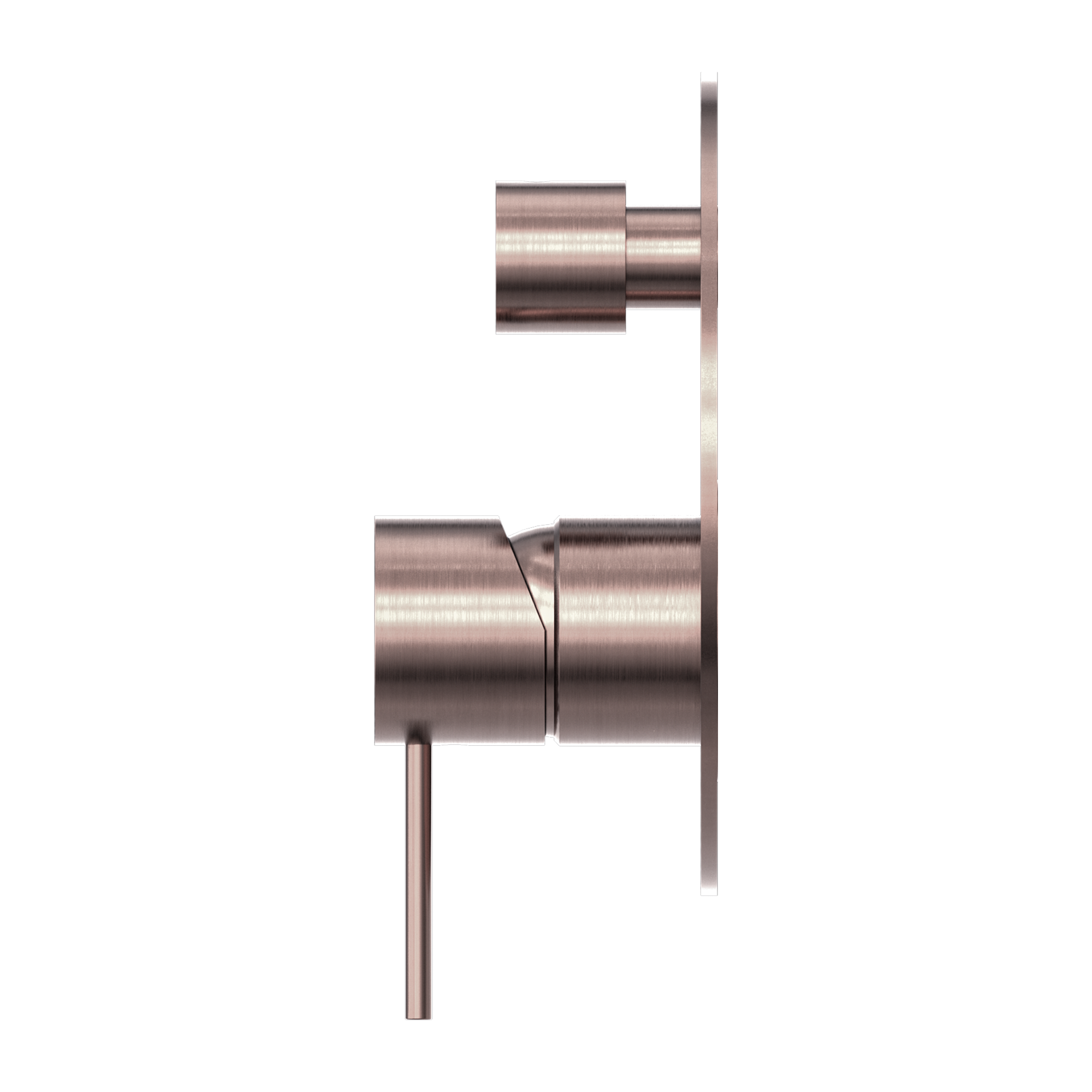 Nero Mecca Shower Mixer Diverter Brushed Bronze