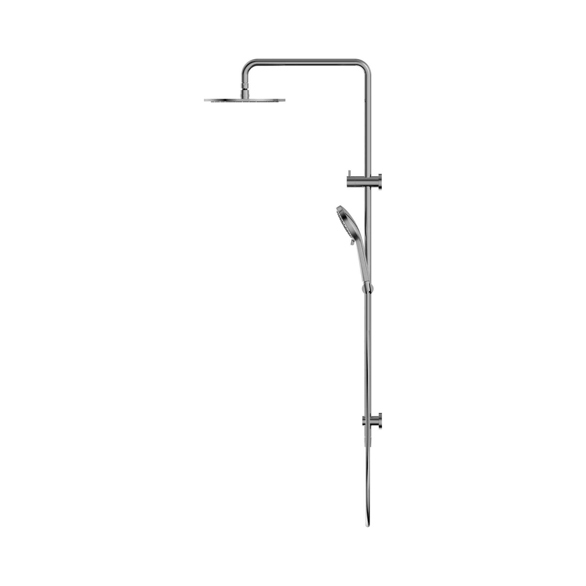 Nero Dolce Mecca Twin Shower Set 2 in 1 Chrome