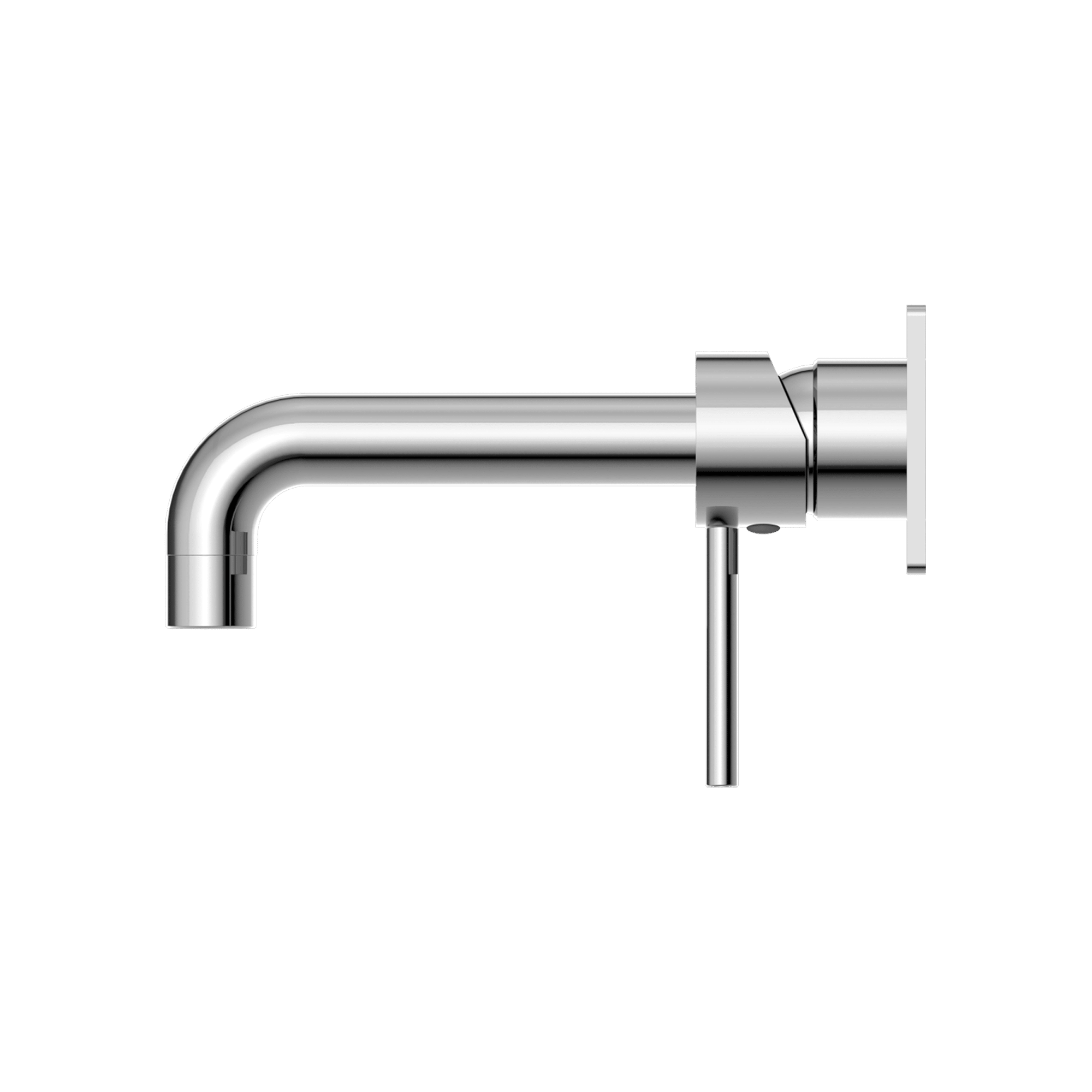 Nero Dolce Wall Basin Mixer Stylish Spout Chrome
