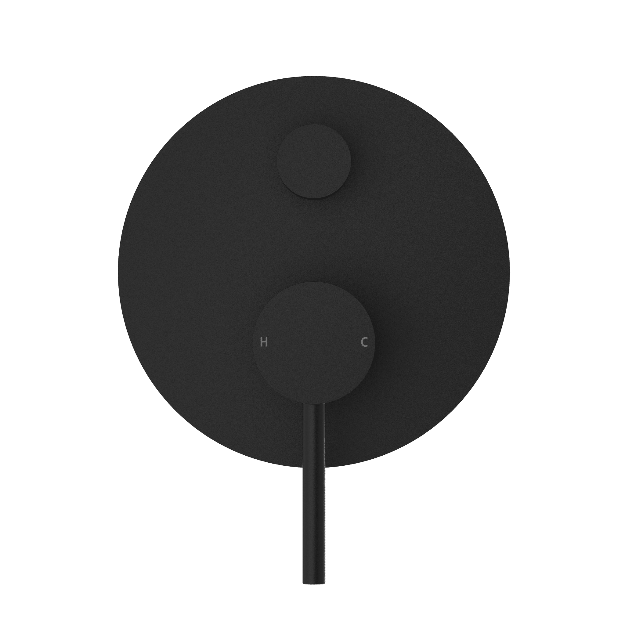 Nero DOLCE SHOWER MIXER WITH DIVERTER Black