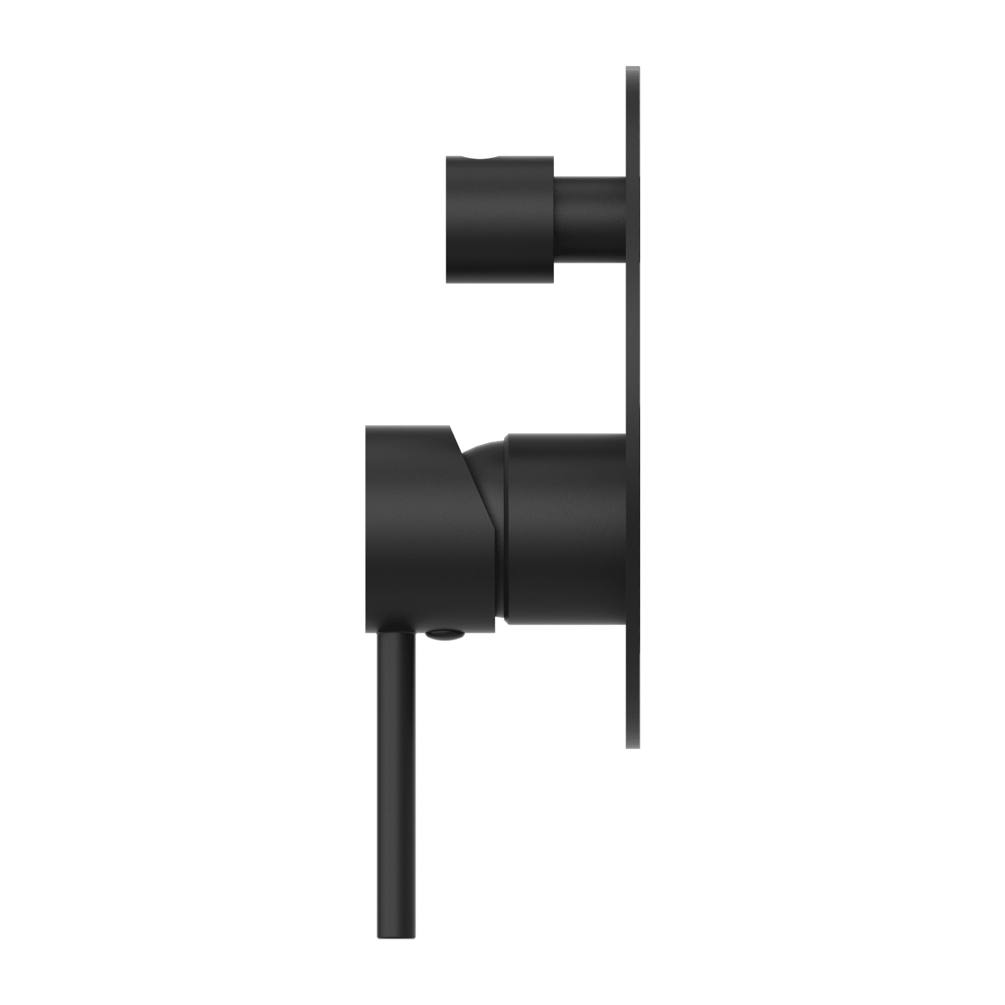 Nero DOLCE SHOWER MIXER WITH DIVERTER Black