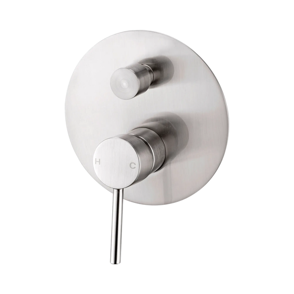 Nero DOLCE SHOWER MIXER WITH DIVERTER Brushed Nickel