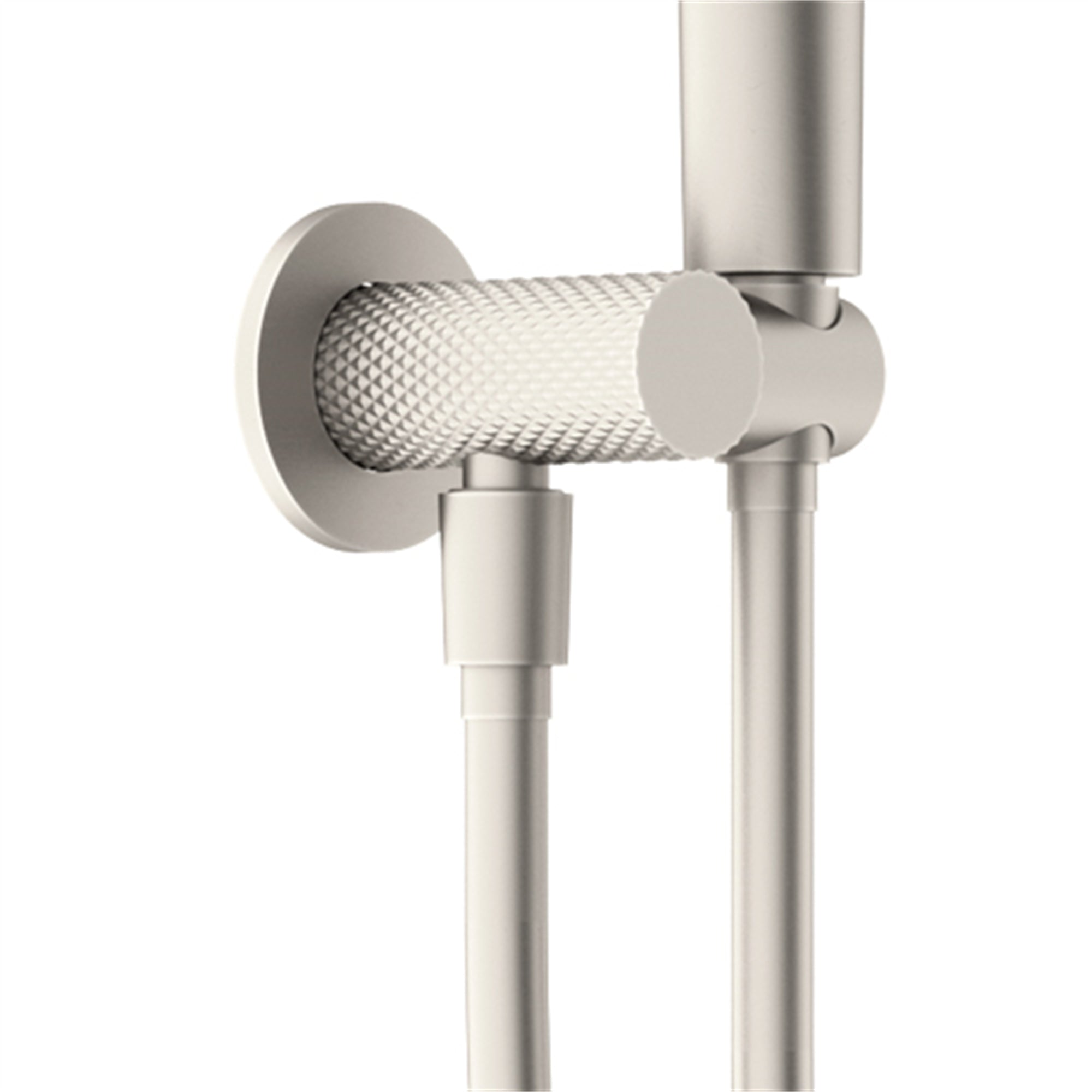 Nero Opal Shower Bracket Brushed Nickel