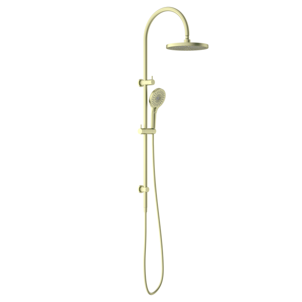 Nero Opal Twin Shower 2 in 1 Multifunction Brushed Gold