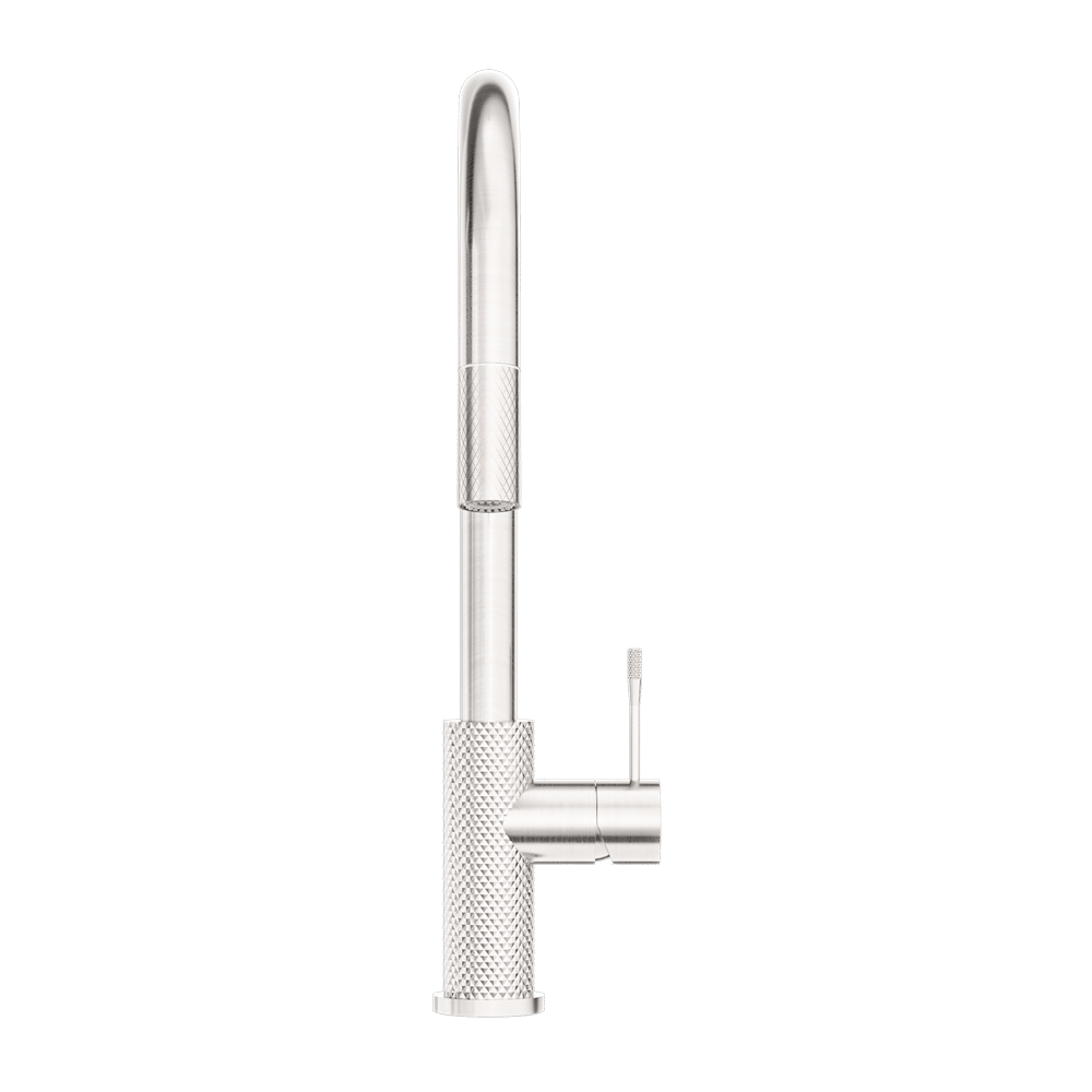 Nero Opal Pull Out Sink Mixer Brushed Nickel