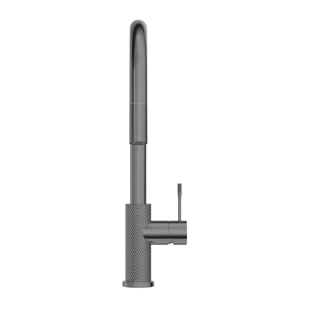 Nero Opal Pull Out Sink Mixer Gun Metal