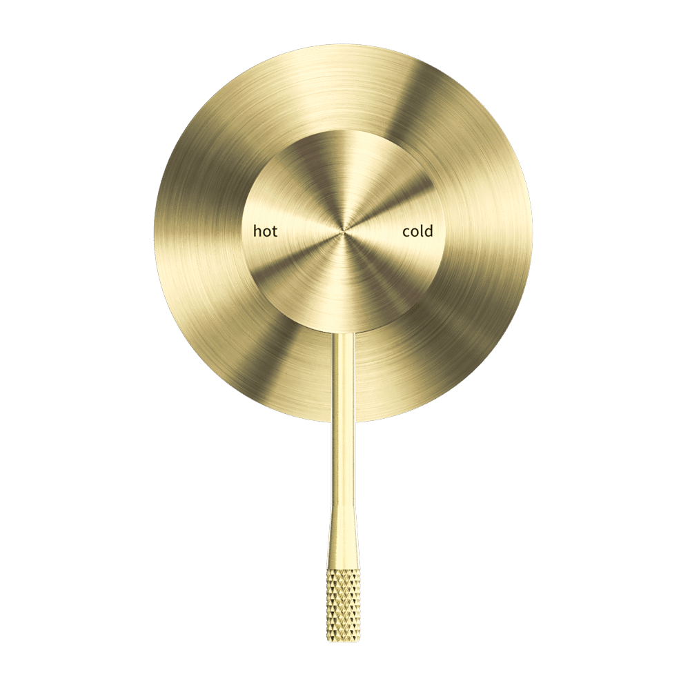 Nero Opal Brushed Gold Shower Wall Mixer