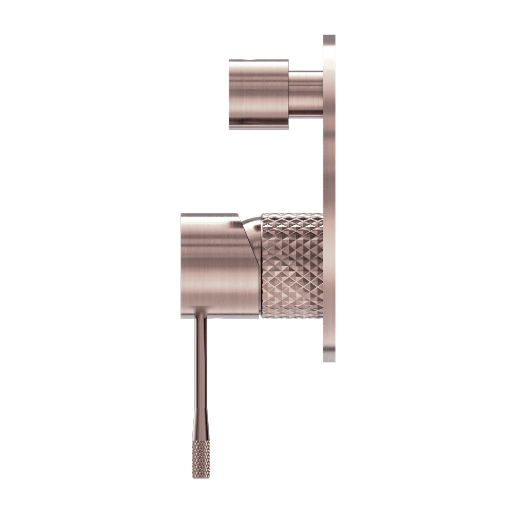 Nero Opal Brushed Bronze Shower Mixer with Diverter