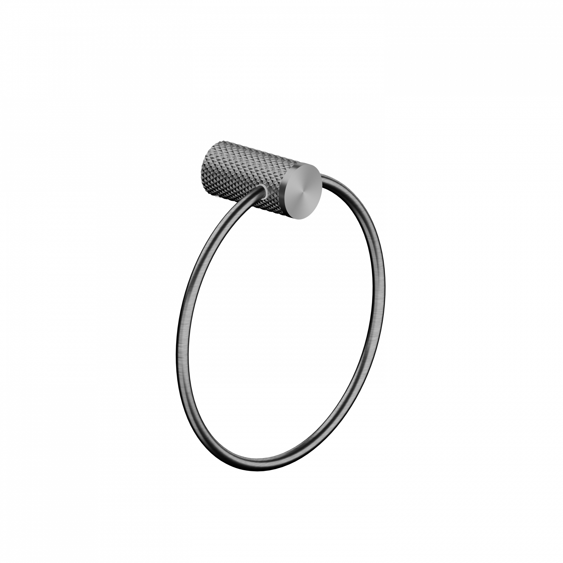 Nero Opal Graphite Gun Metal Towel Ring