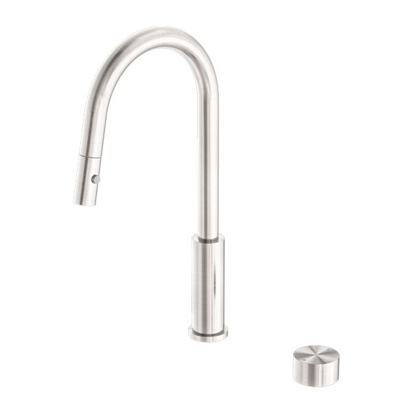 Nero Kara Progressive Pull Out Kitchen Set Brushed Nickel