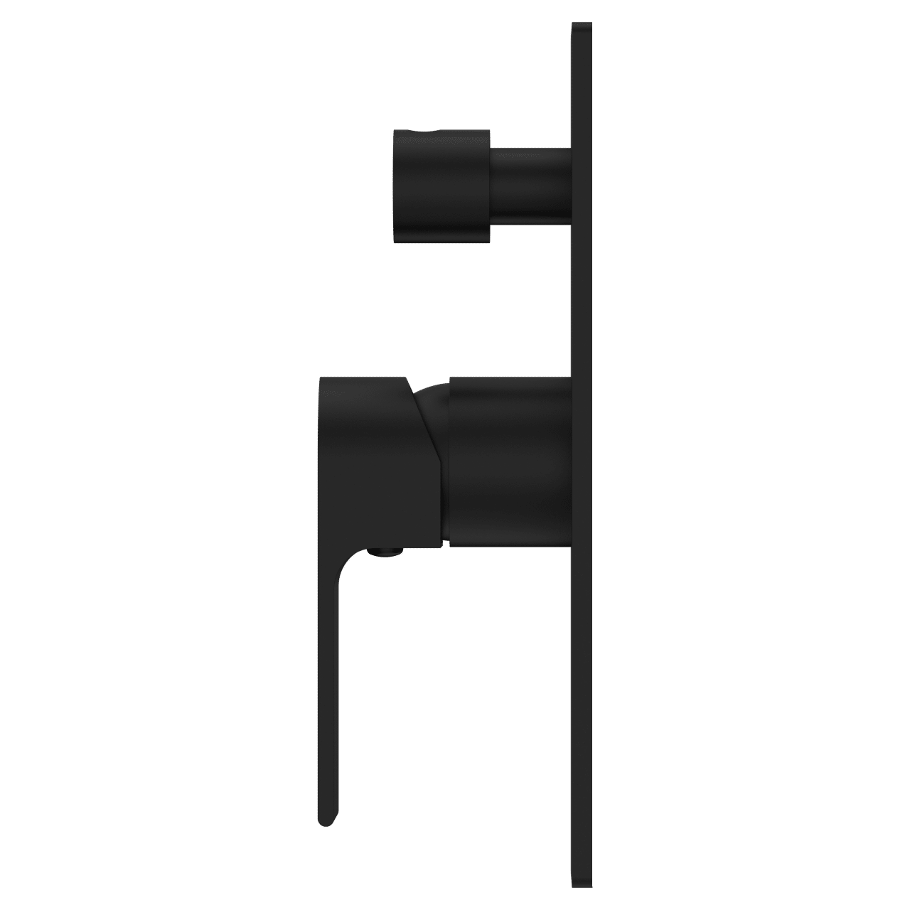 Nero Bianca Shower Mixer Diverter Matte Black