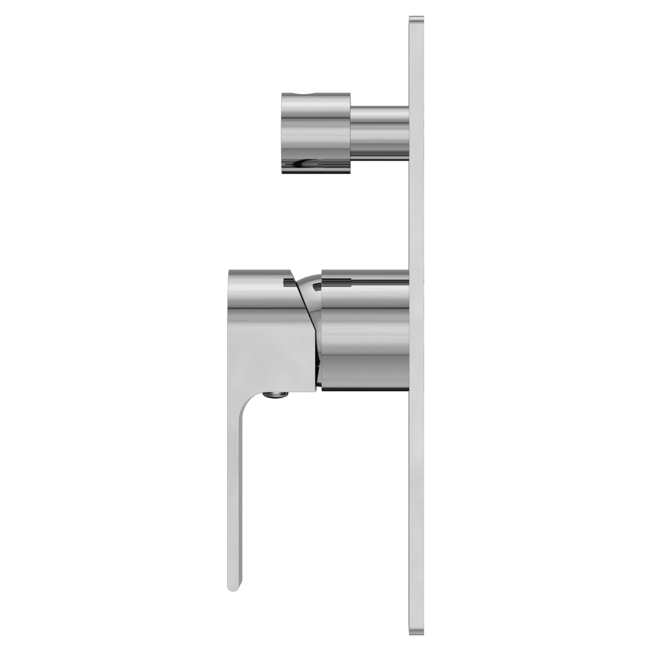 Nero Bianca Shower Mixer Diverter Chrome