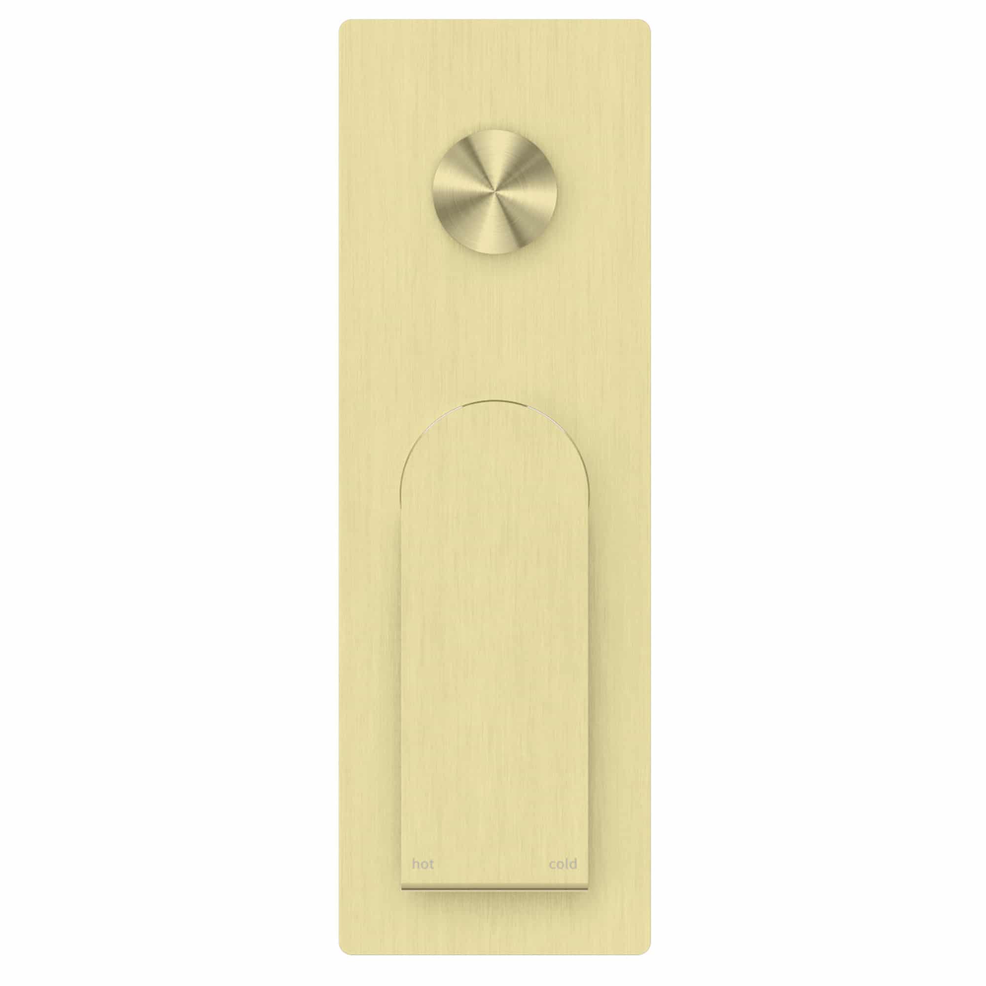 Nero Bianca Shower Mixer Diverter Brushed Gold