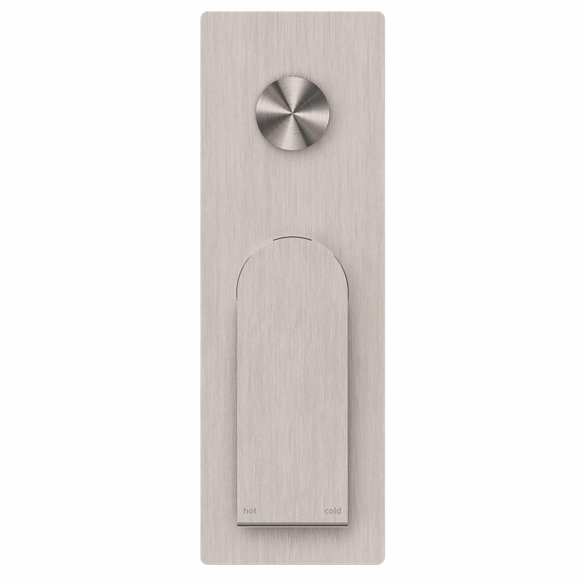 Nero Bianca Shower Mixer Diverter Brushed Nickel