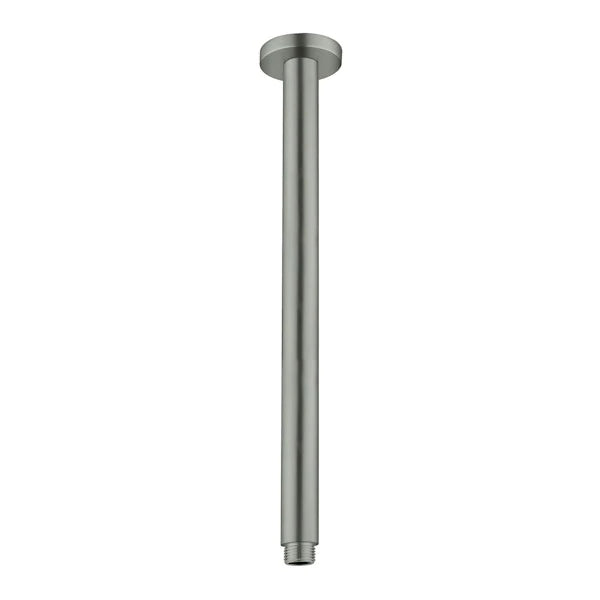 Nero Round Ceiling Arm 300mm Gun Metal