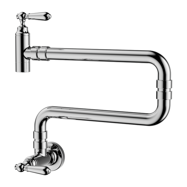 Nero York Wall Mounted Pot Filler Chrome