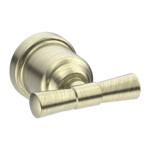 York Federation Robe Hook Aged Brass