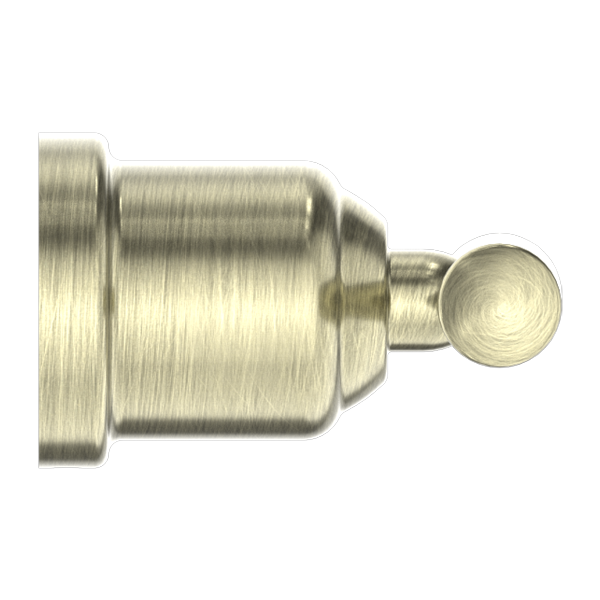 York Federation Robe Hook Aged Brass