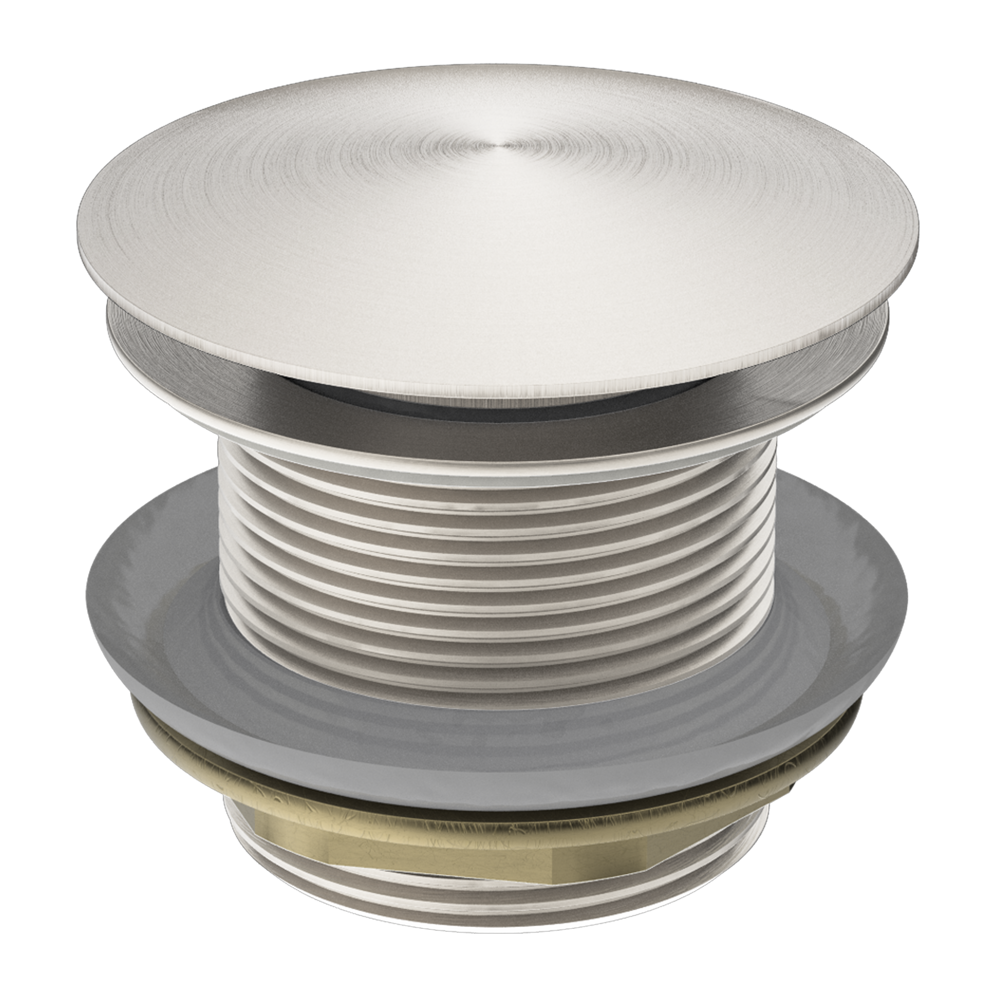Nero 40mm Short Bath Waste Brushed Nickel