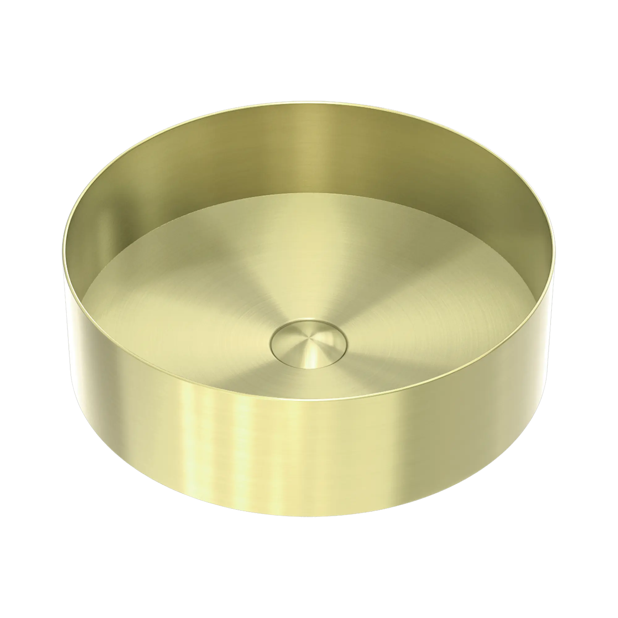 Nero Opal Brushed Gold Stainless Steel Basin 400mm