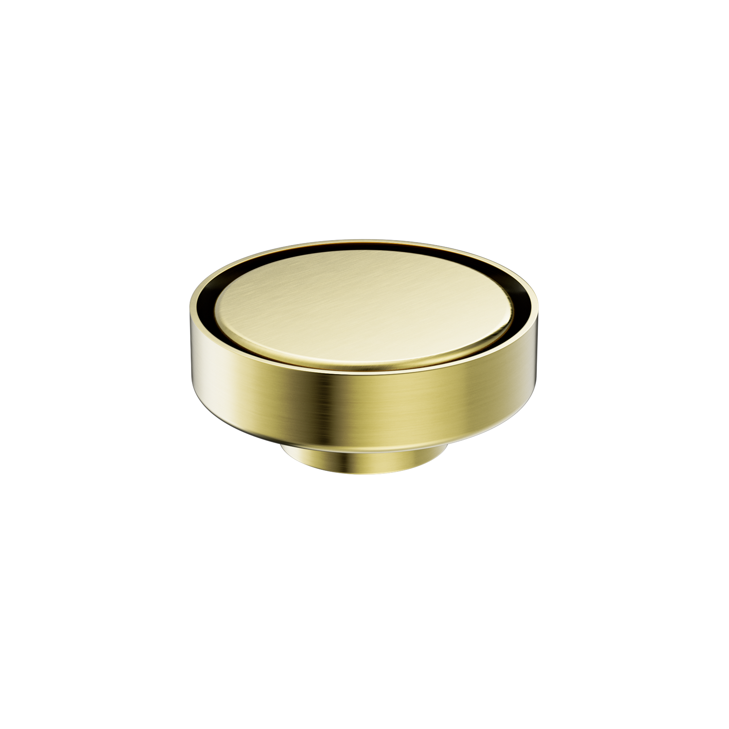 Nero 100mm Round Floor Waste 50mm Outlet Brushed Gold