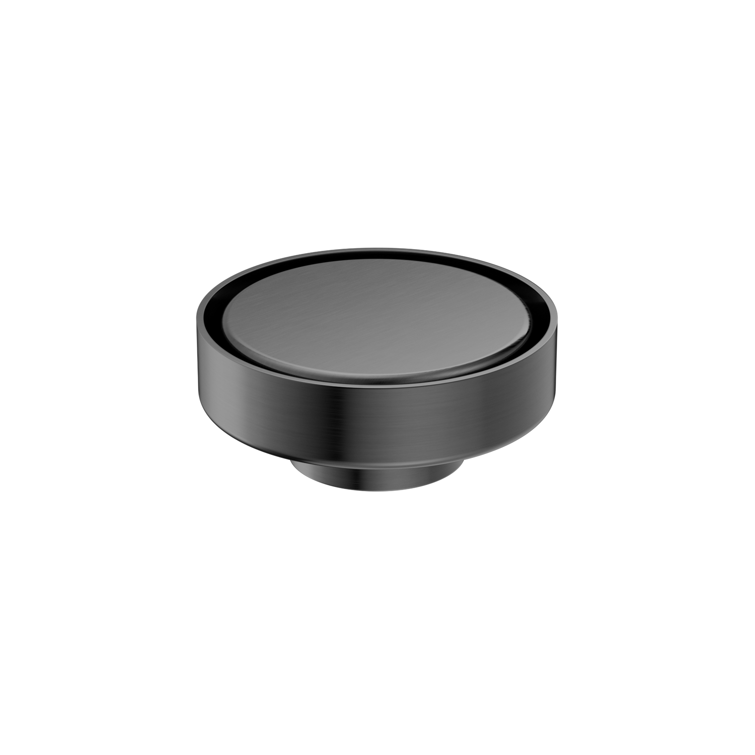 Nero 100mm Round Floor Waste 50mm Outlet Gun Metal